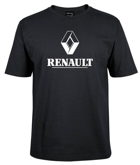 Renault Shirt by Corsa Clothing featuring a bold white Renault logo and "RENAULT" in capital letters across the chest.